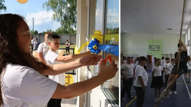 У Наталівській гімназії на Житомирщині завершили 13-річне будівництво спортивного залу